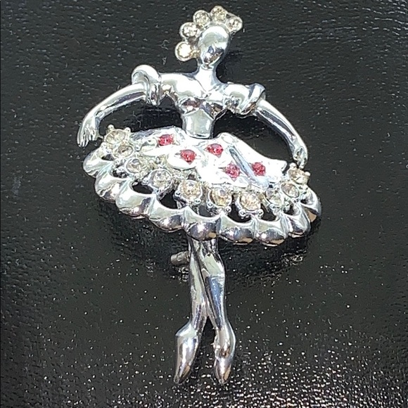 Pretty vintage ballerina brooch - Picture 8 of 8